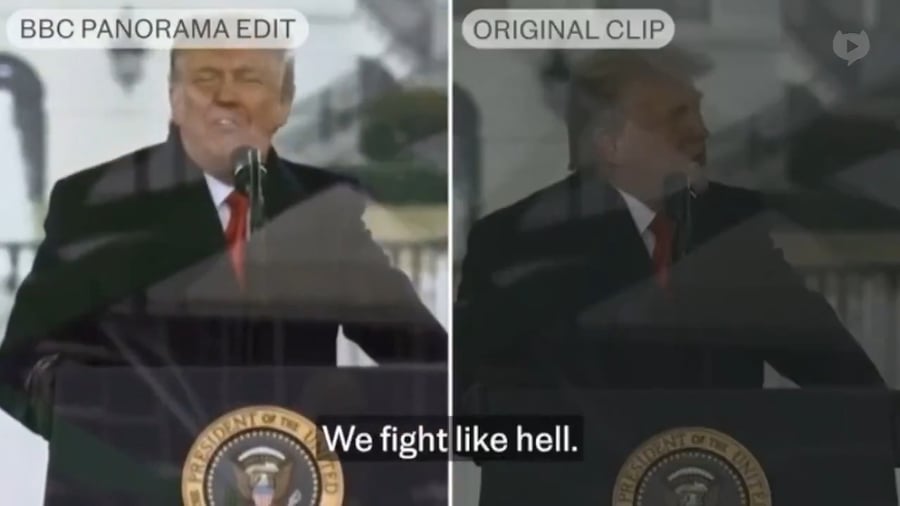 הטענה המוזרה של BBC על טראמפ: "אנחנו לא צריכים לשלם - הנה, הוא נבחר מחדש"