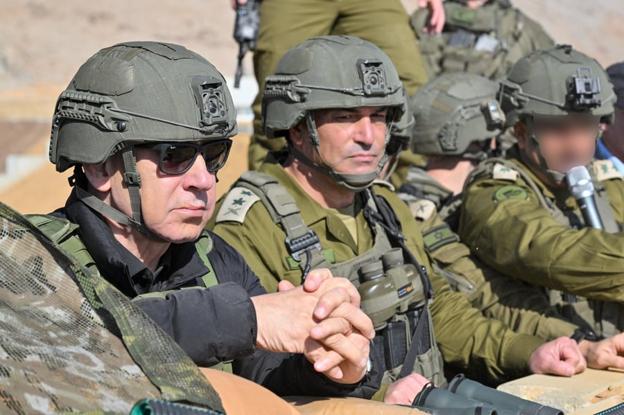 הסיור של רה"מ והצמרת הבכירה היום בסוריה