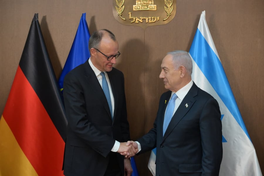 רה"מ נתניהו עם קנצלר גרמניה