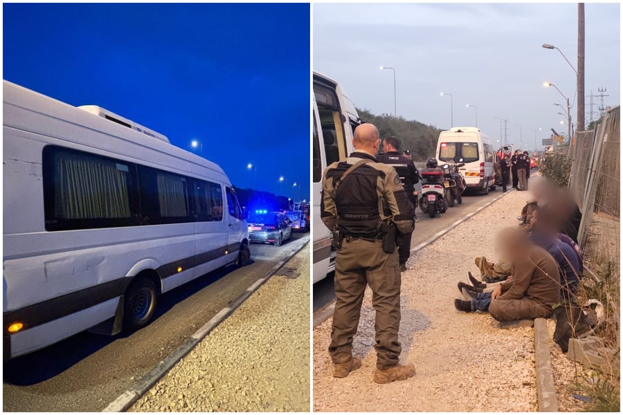 מעצר השב"חים בכביש 4