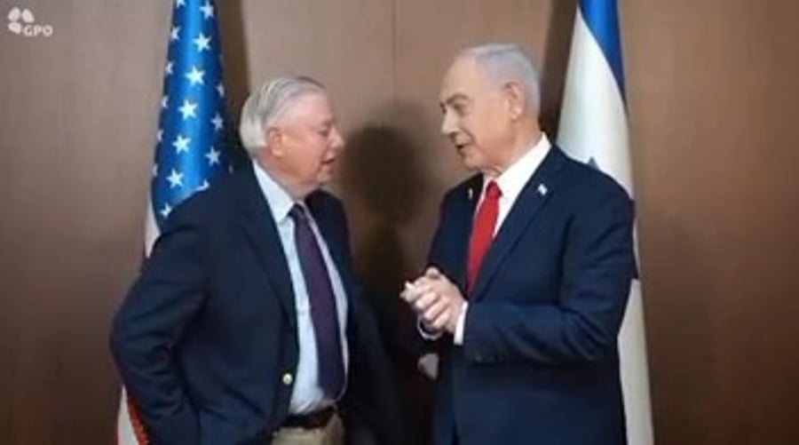 רה"מ נתניהו עם לינדזי גרהאם