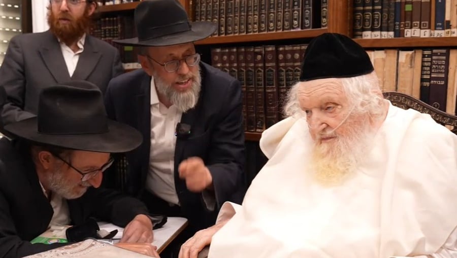 ד"ר בנימין סורובסקי אצל הגר"מ שטרנבוך