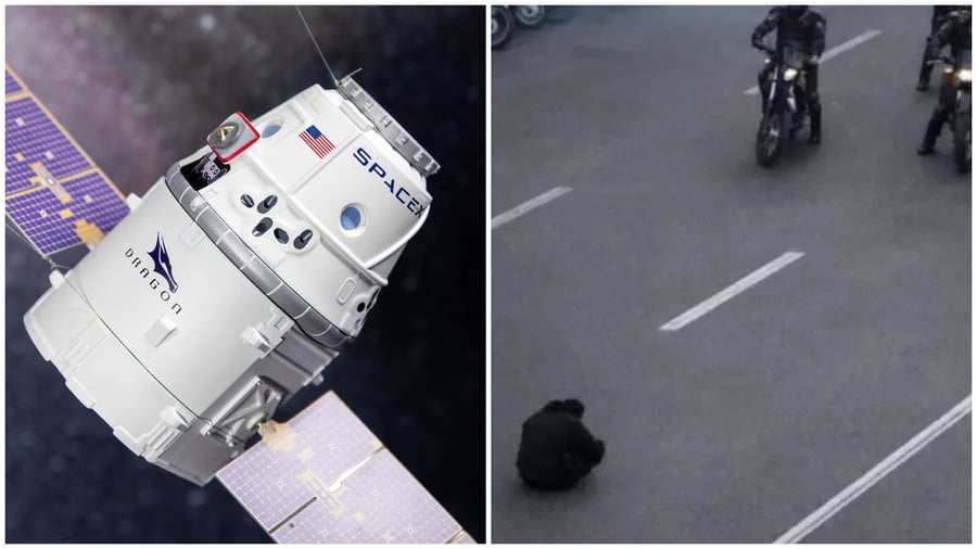 המחאות באיראן - לווין של חברת SpaceX