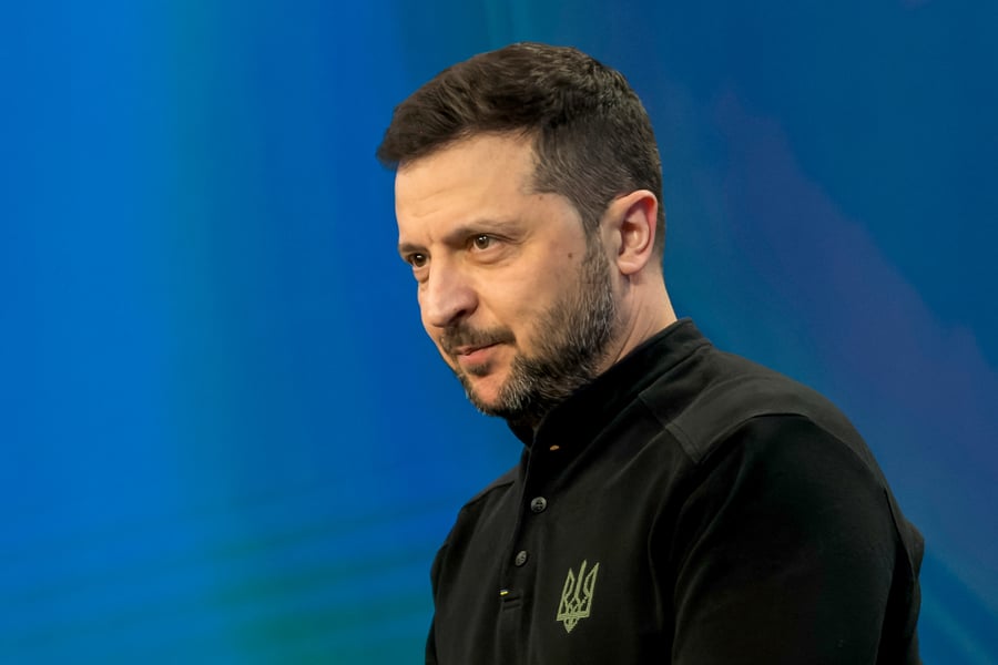 נשיא אוקראינה ולדימיר זלנסקי
