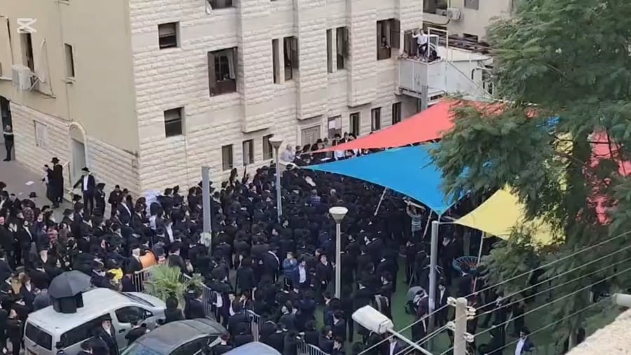 הלוויית הגאון רבי ישעיהו פרנקל זצ"ל