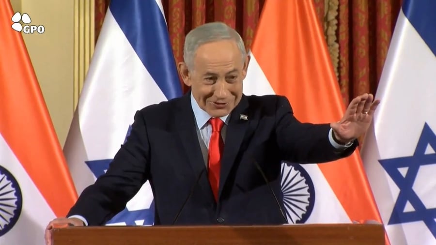נתניהו בנאומו