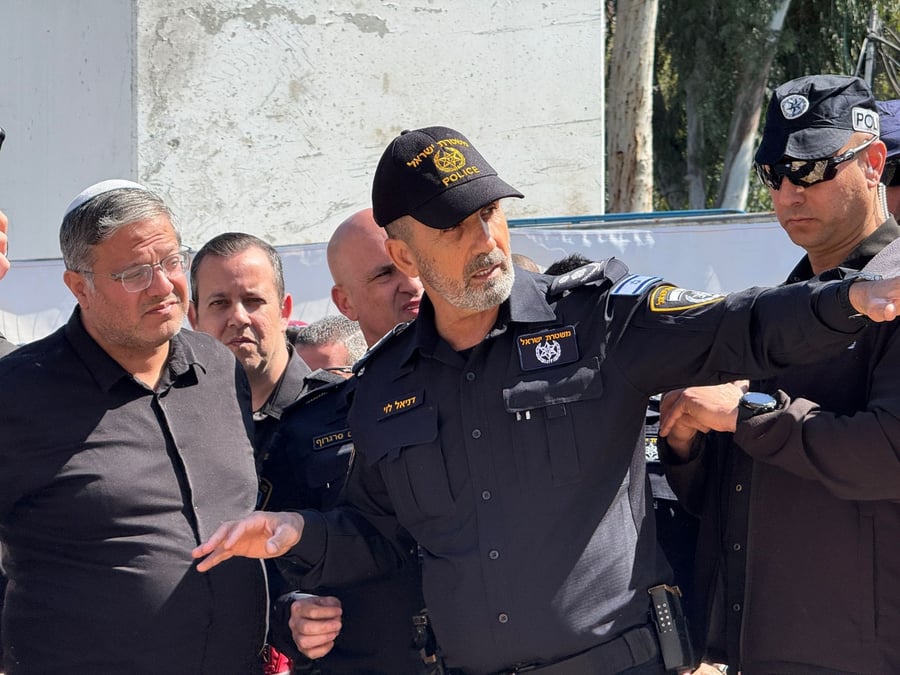 המפכ"ל ובן גביר בזירה בתל אביב | ארכיון