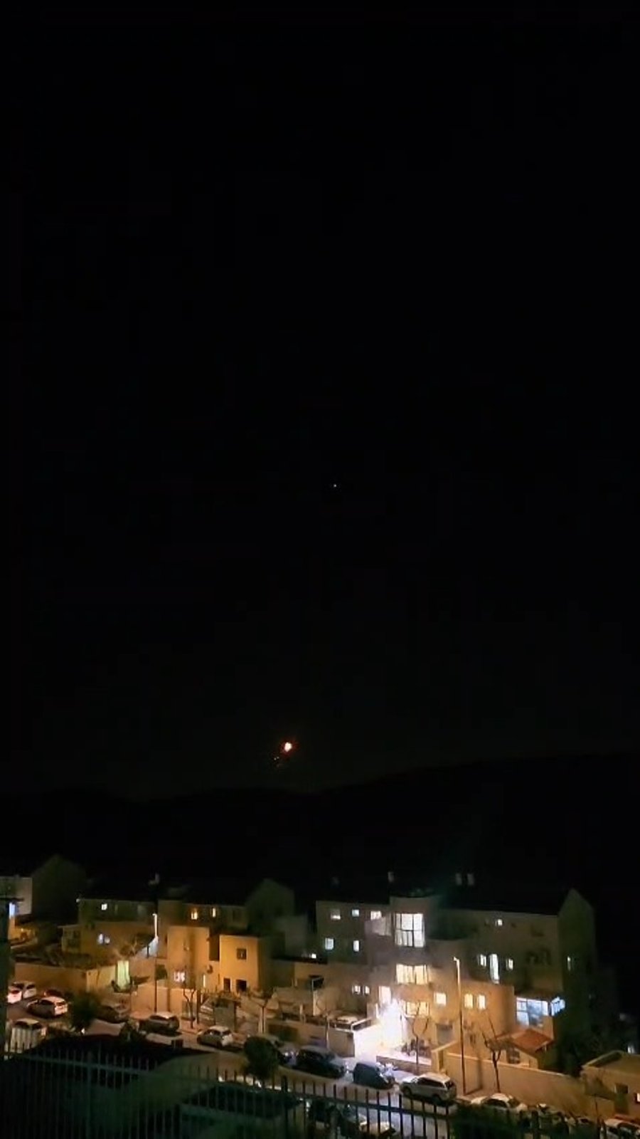 תיעוד יירוט מעל העיר ביתר
