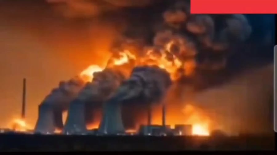 מתקן הגז הטבעי הנוזלי (LNG) הגדול בעולם בקטאר עולה באש. אחרי תקיפה איראנית