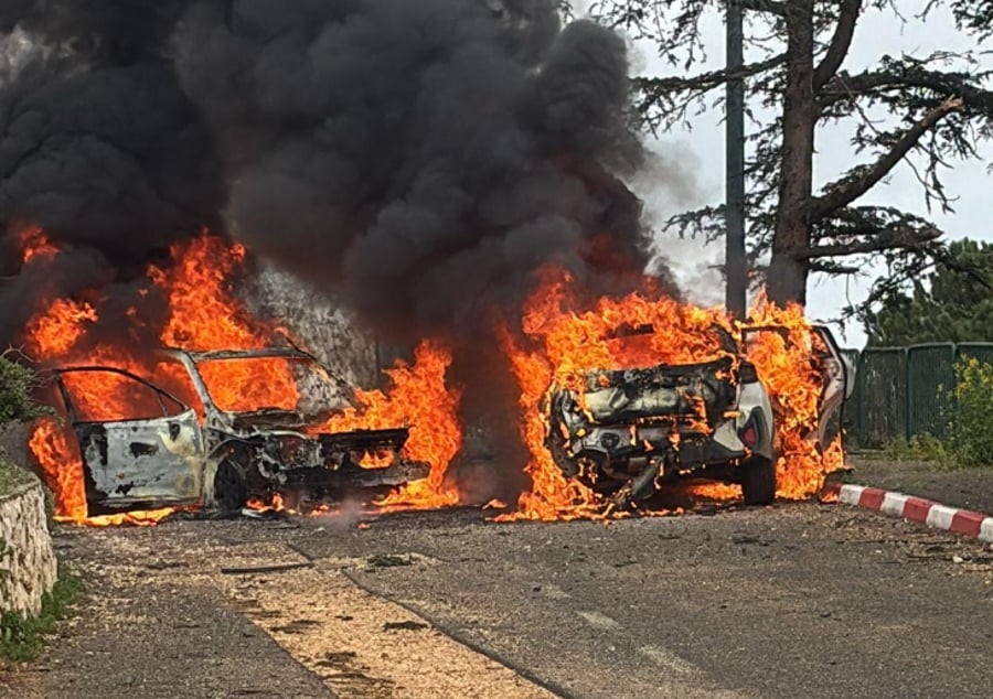 זירת פגיעה ישירה של טיל במשגב עם