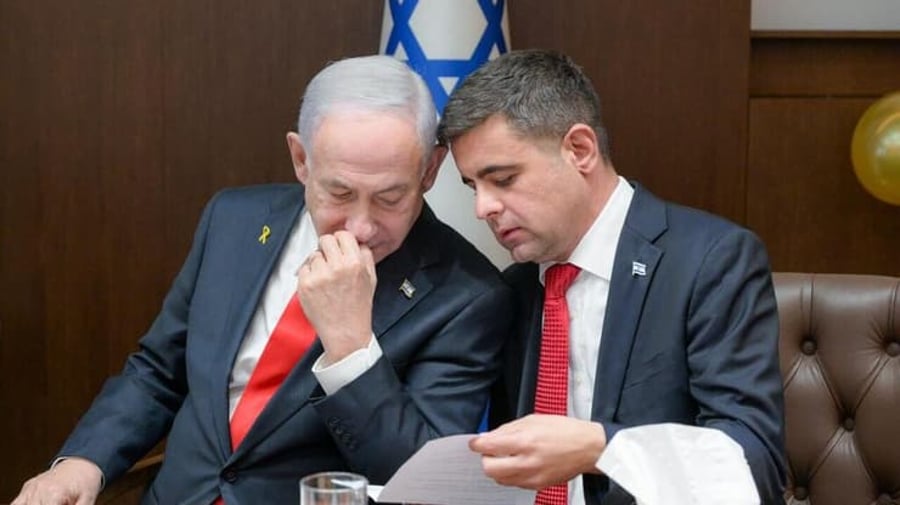 זיו אגמון עם ראש הממשלה