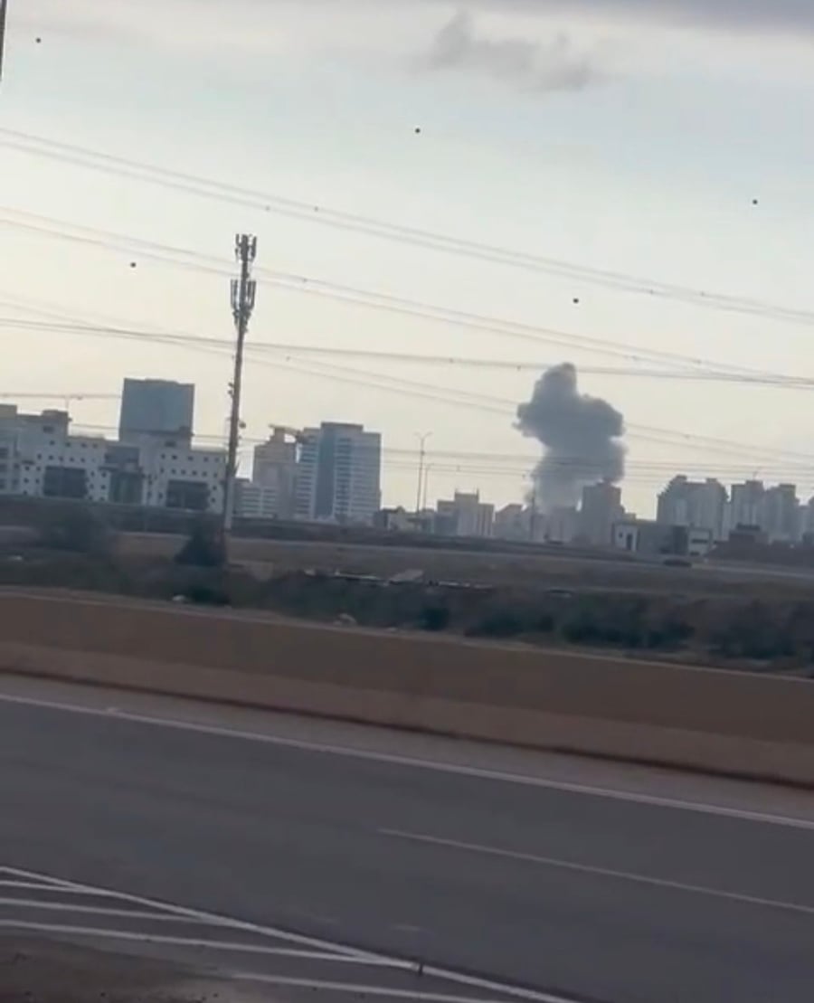 רסיסים נפלו בבאר שבע: 12 זירות נפילה