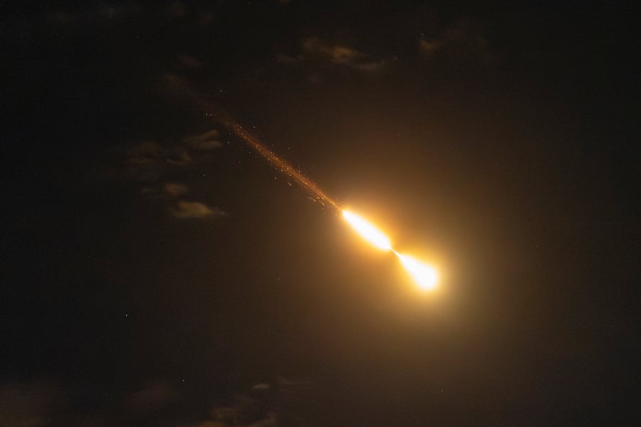 יירוט טיל ששוגר מאיראן 