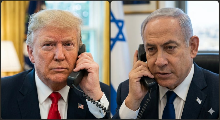 גורם ישראלי חושף: מה אמר נתניהו לטראמפ בשיחת הטלפון אתמול?