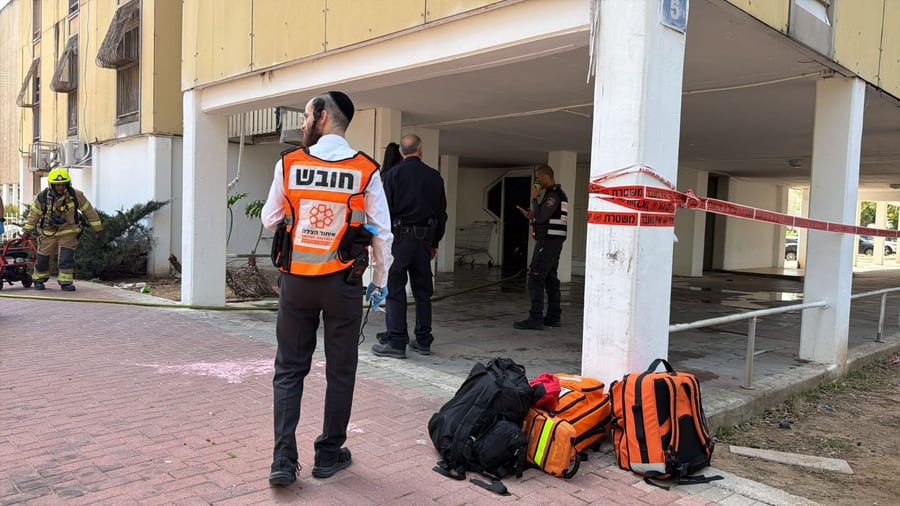 שריפה בבניין מגורים באשדוד: אם ובתה הפעוטה חולצו במצב בינוני