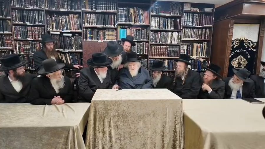 המעמד במעונו של הגר"מ שטרנבוך
