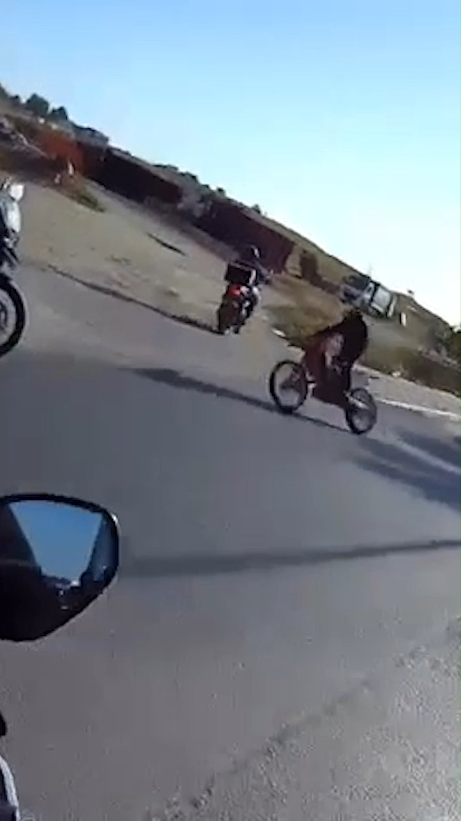 המרדף אחר רוכב האופנוע