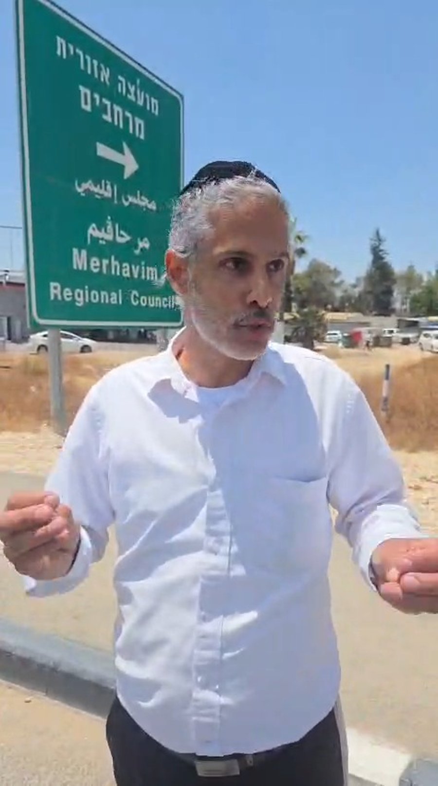 האבא של העצור בדיווח מהמקום