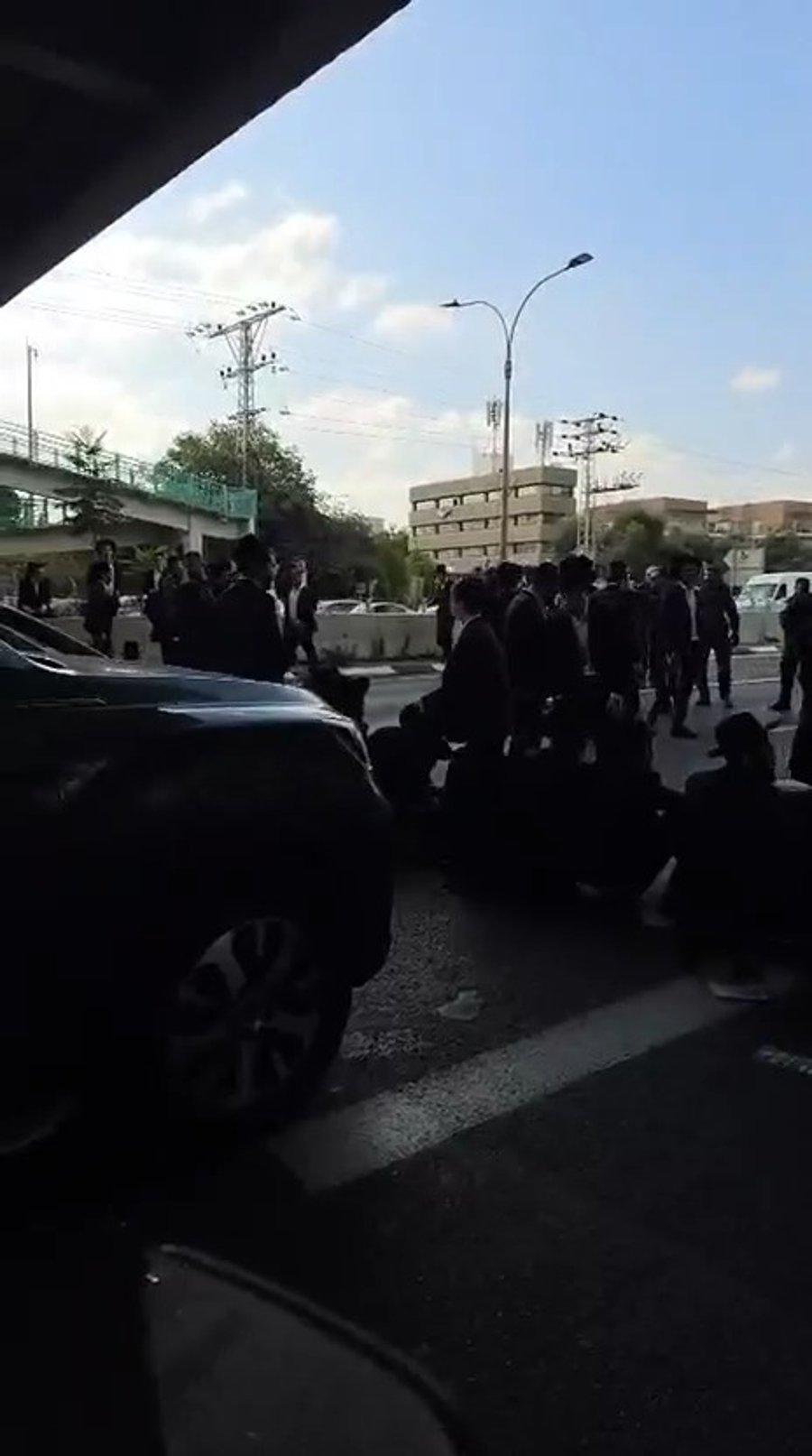 ההפגנה בכביש 4