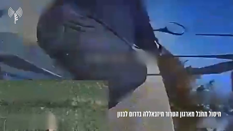 חיסול מחבל באמצעות רחפן