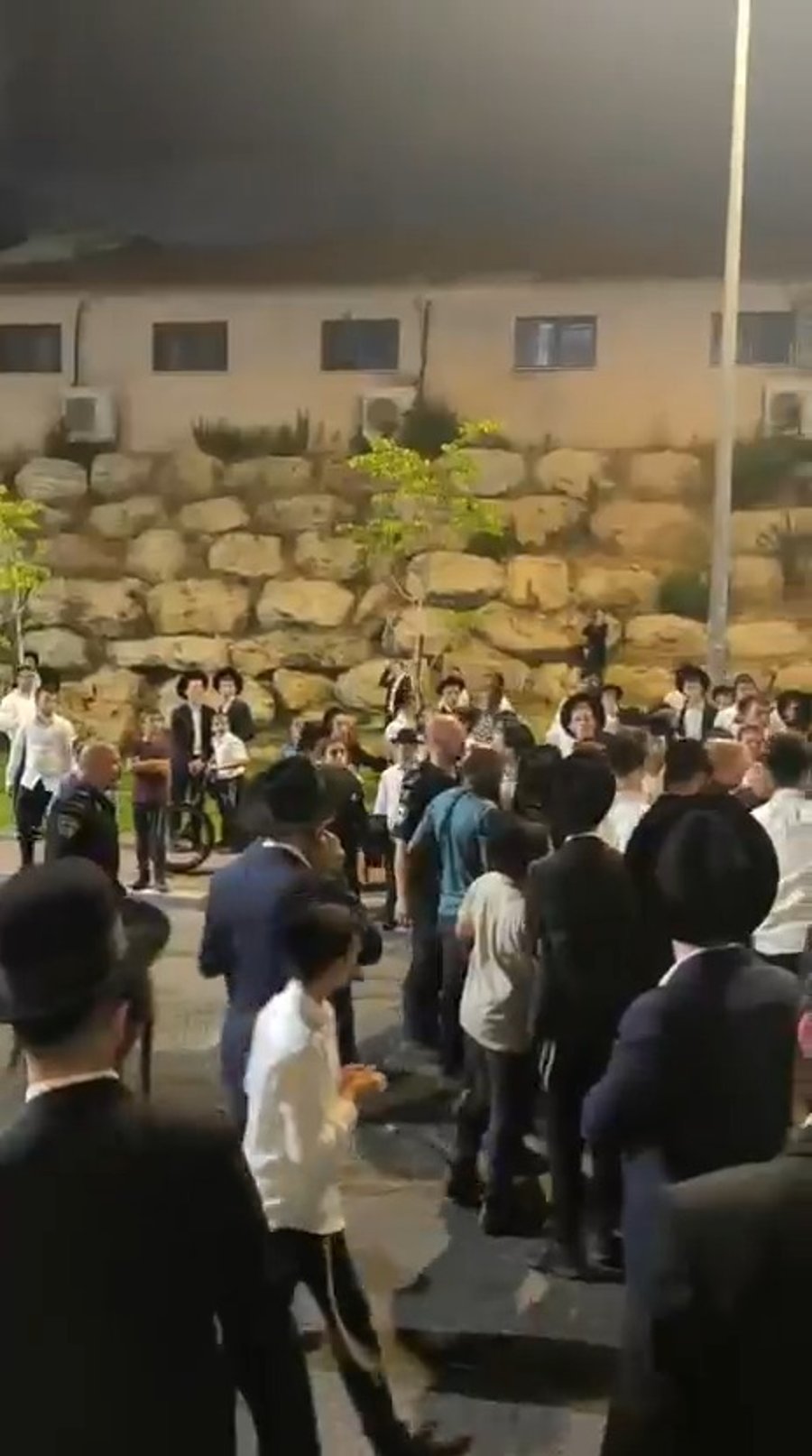 המהומה במודיעין עילית הערב