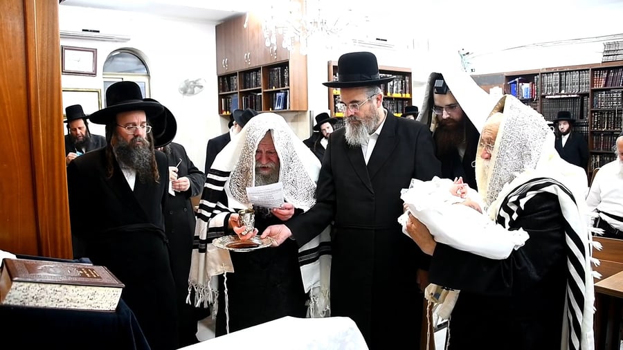שמחת הברית לנכד האדמו"ר מקוזמיר