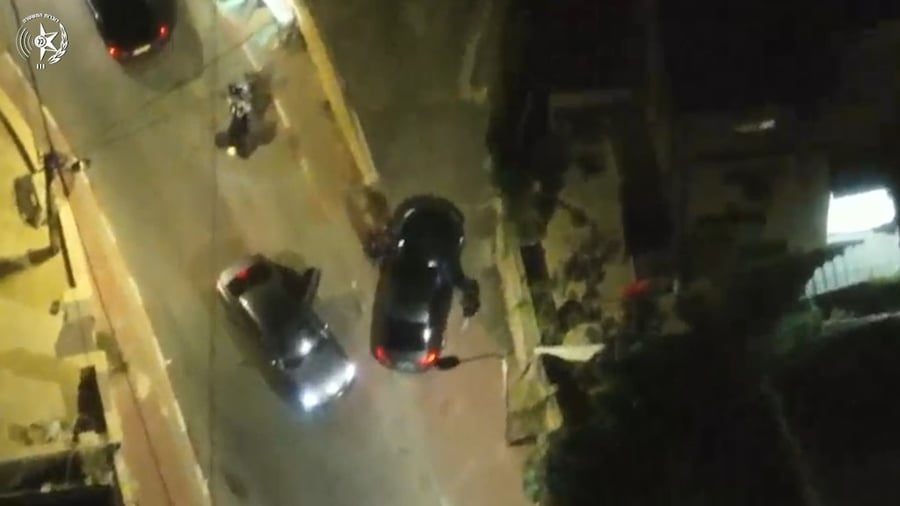 התיעוד מהרחפן: המעקב והמעצר