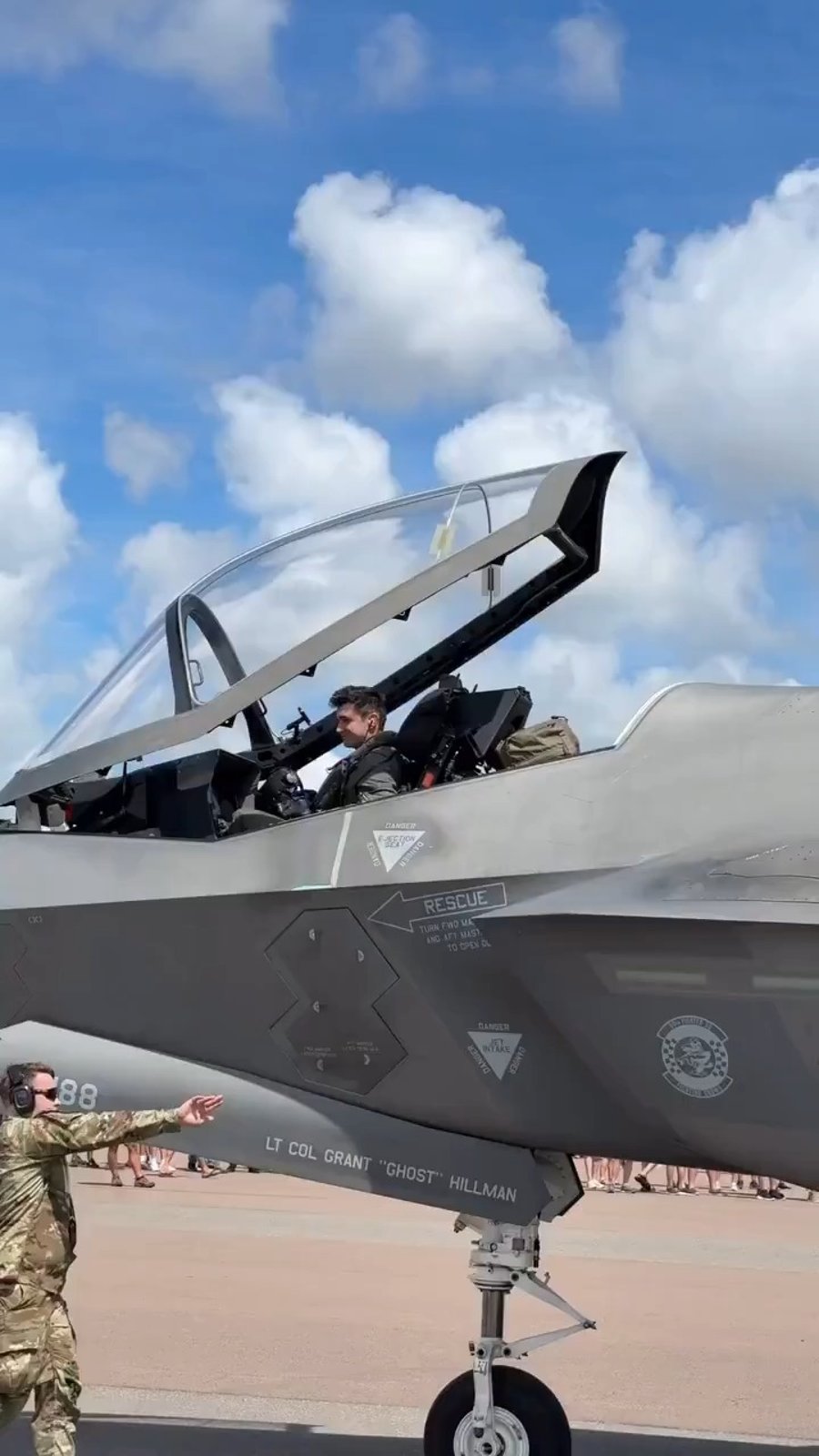 הפרט המוזר ב־F-35 שמסקרן את חובבי התעופה