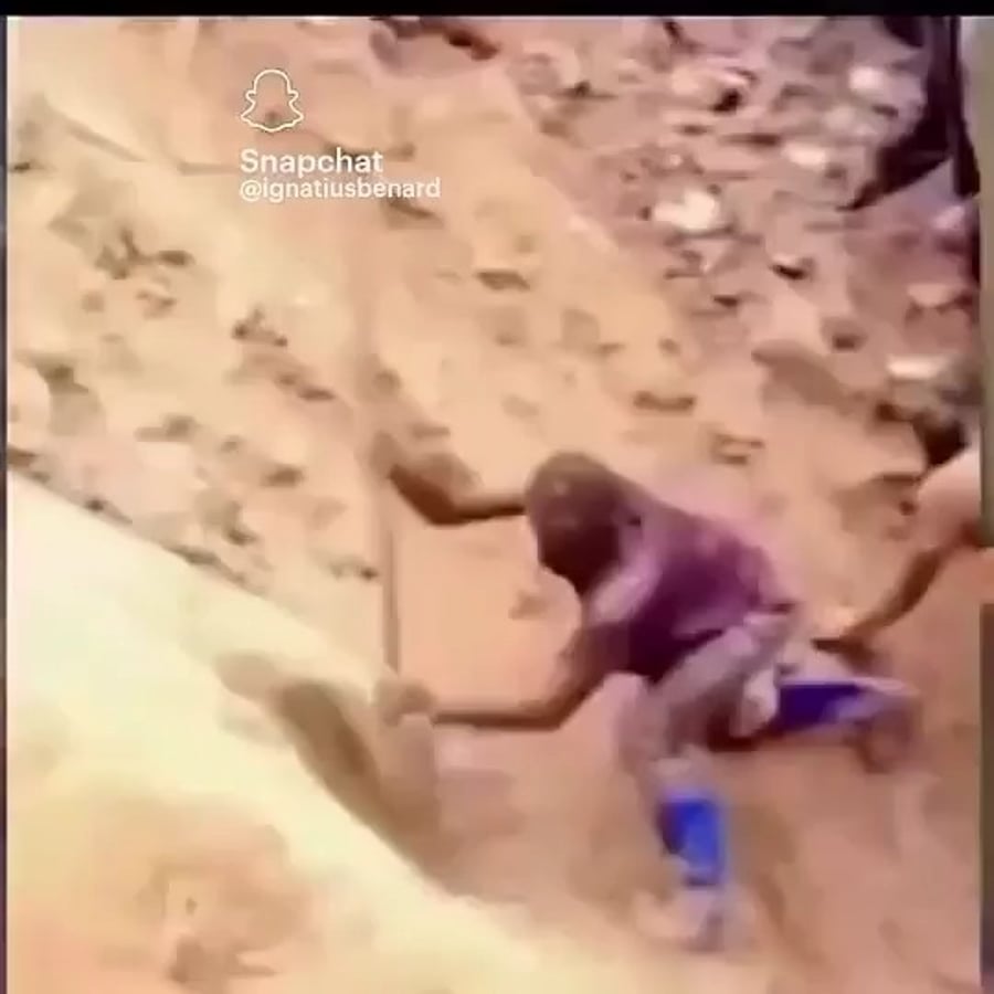 קריסת מכרה הזהב בקונגו