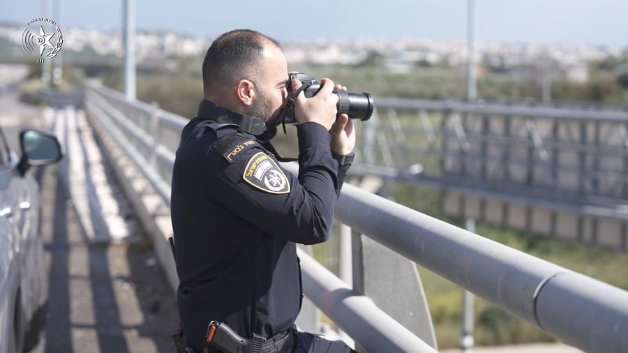 פעילות המשטרה בכבישים וסינק מרפ"ק ישי בן עוזרי, מפקד ימת"א שרון