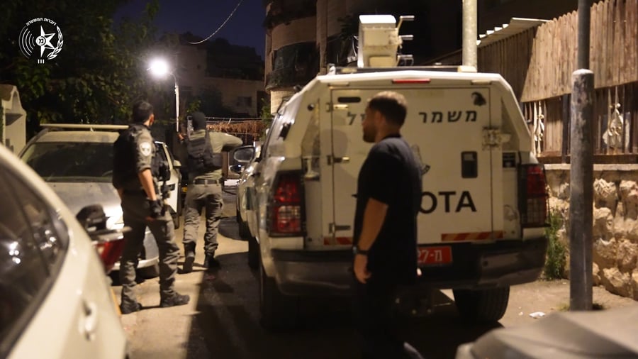 הפשיטה המשולבת על בתי מחבלים במזרח ירושלים