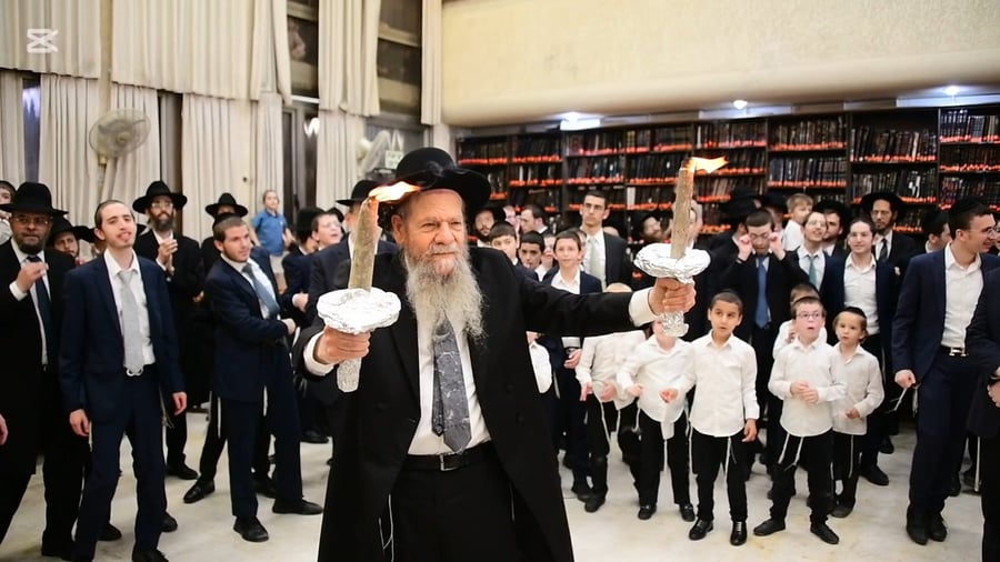 הגרמ"ש אדלשטיין שליט"א בשמחת בית השואבה | צילום: שוקי לרר
