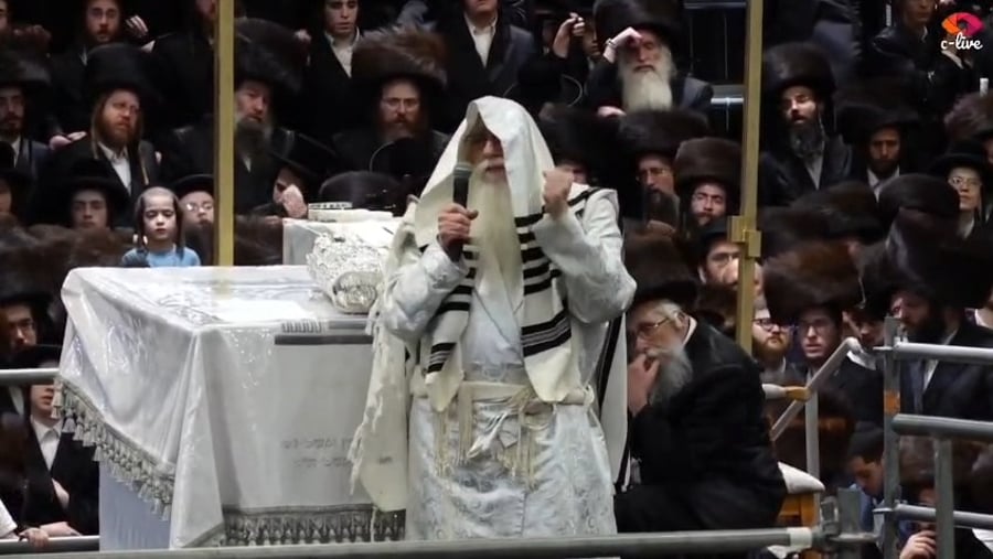 האדמו"ר מצאנז שליט"א בדברי קודשו בהקפות שניות