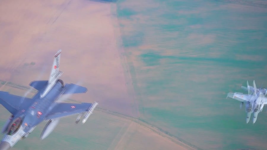 מטוסי F-16 של חיל האוויר הטורקי