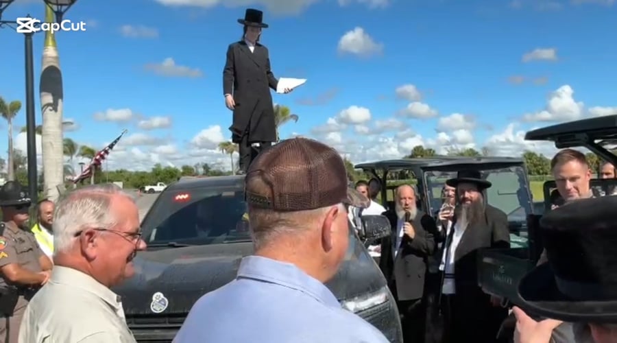 ביקור בכירי הממשל בקהילה החרדית בפלורידה | צילום: באדיבות המצלם