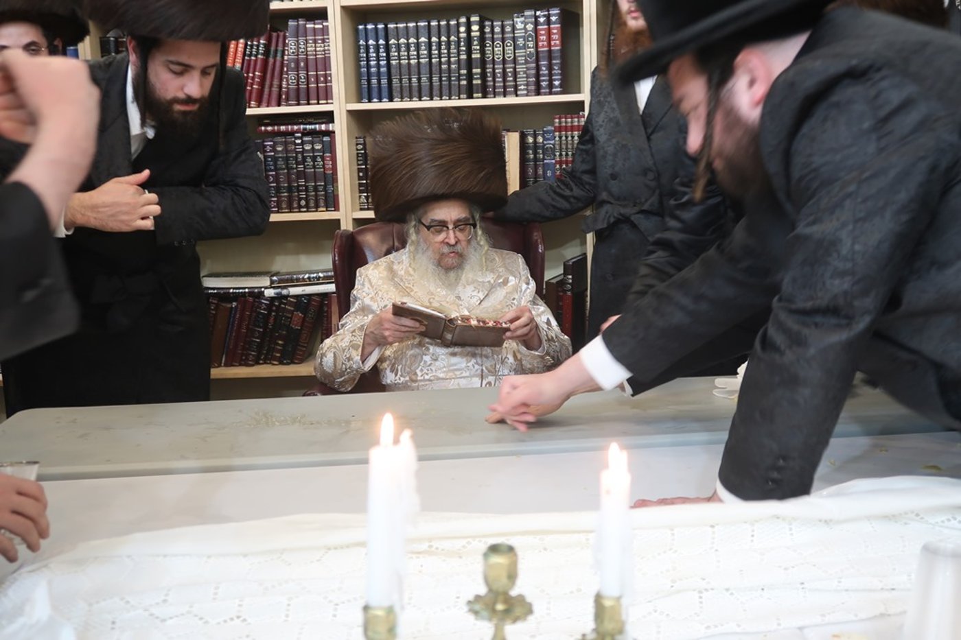 האדמו"ר מסאטמר במנוחה בפאלם ספרינגס