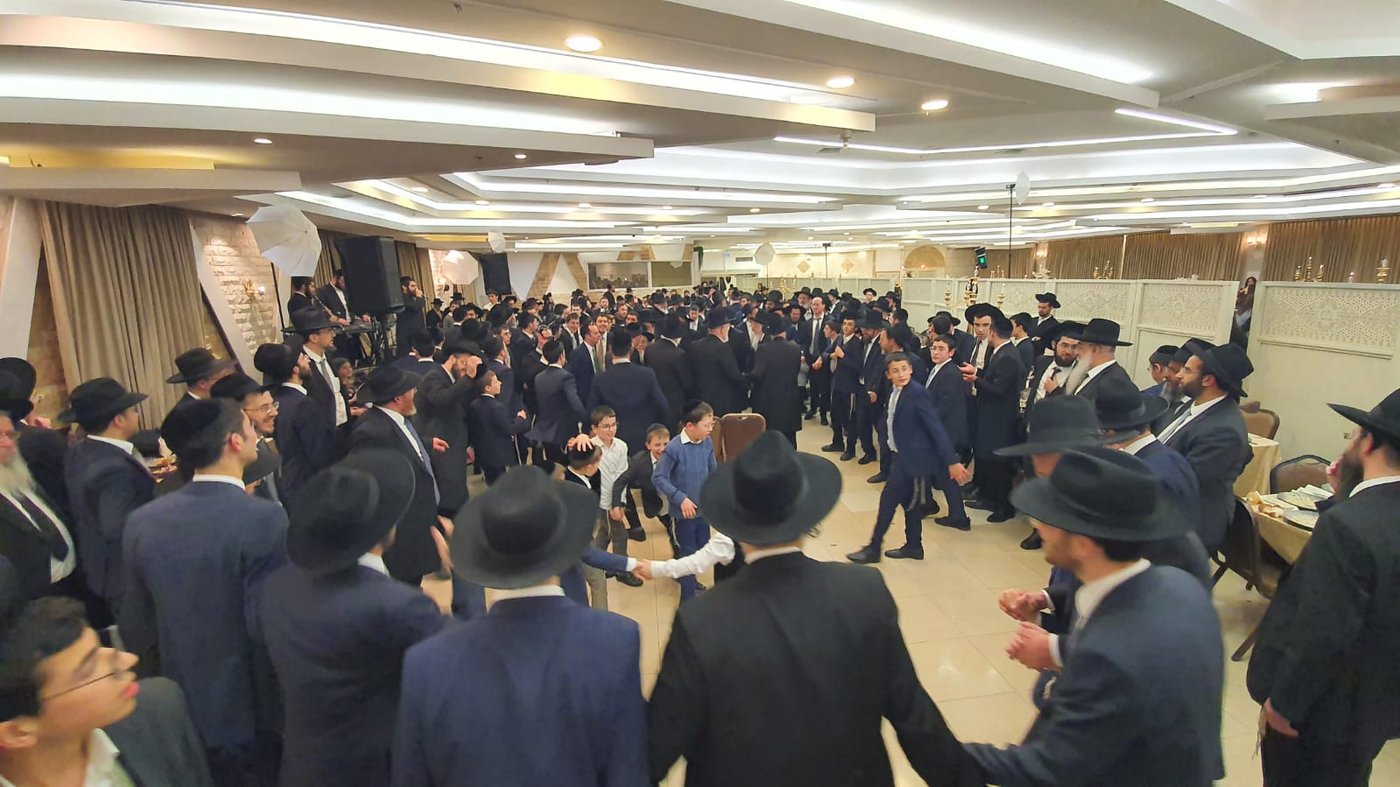 שמחת נישואי נכד הגר"א סאלים עם נכדת הגרש"י זעפראני