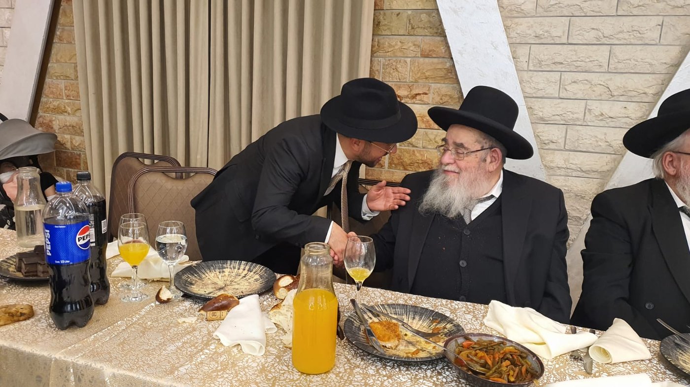 שמחת נישואי נכד הגר"א סאלים עם נכדת הגרש"י זעפראני
