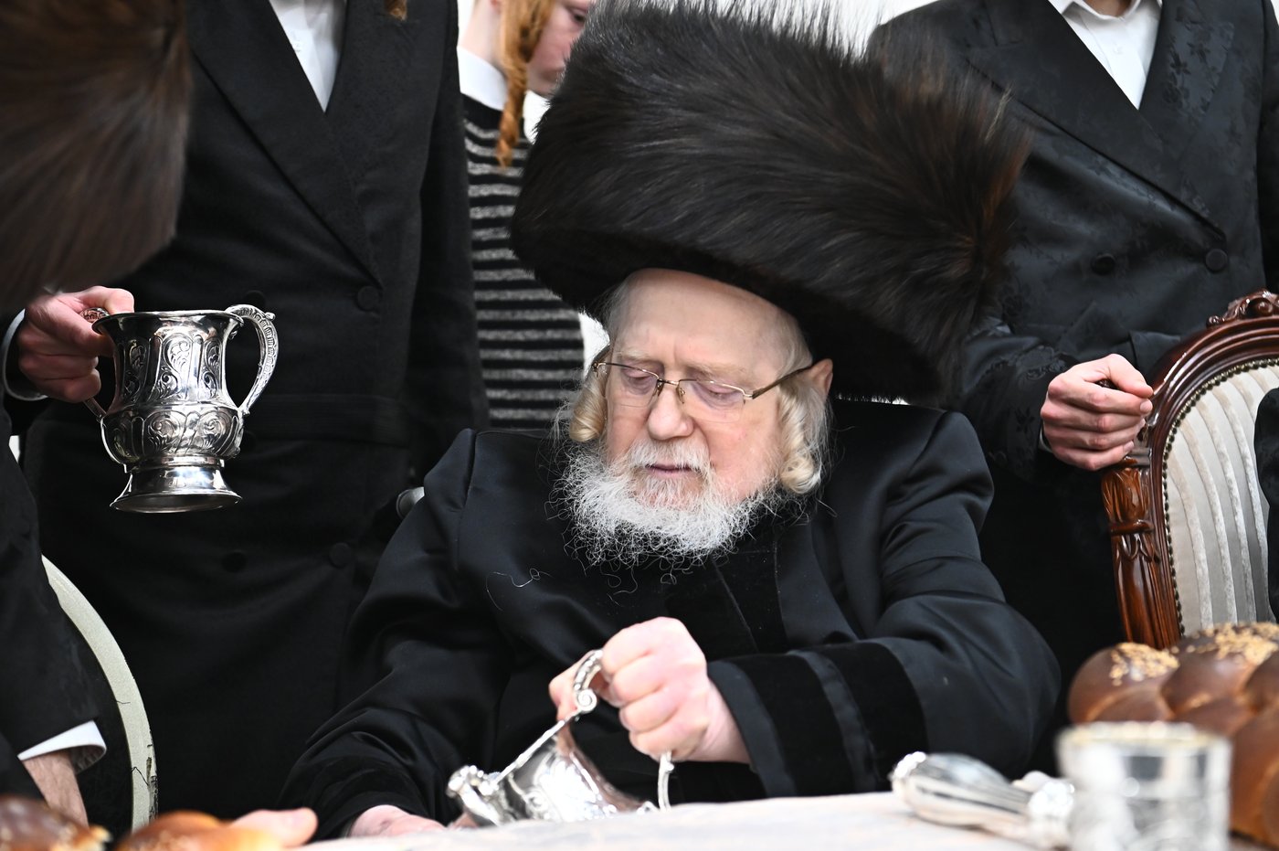 שמחת השבע ברכות בחצה"ק קרעטשניף - תולדות אהרן - קאסוב ויז'ניץ