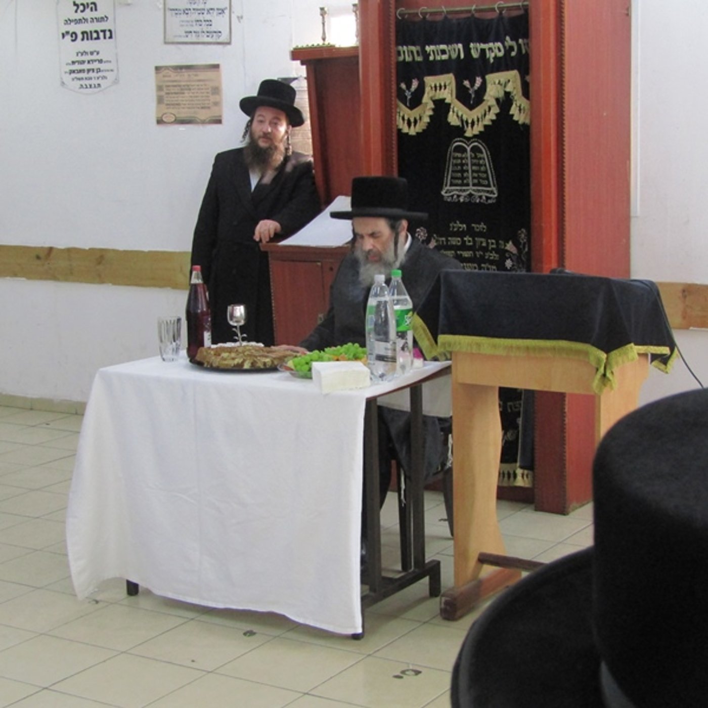 הגה"צ רבי חיים מאיר הגר אב"ד ויז'ניץ בביקור בברכפלד