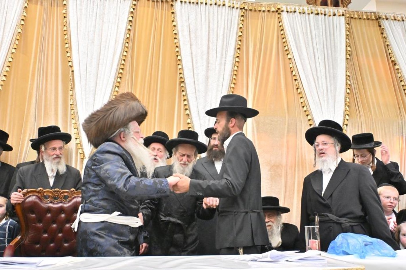 טיש ט"ו בשבט, ומעמד פדיון 'פטר חמור' בנדבורנה ירושלים 