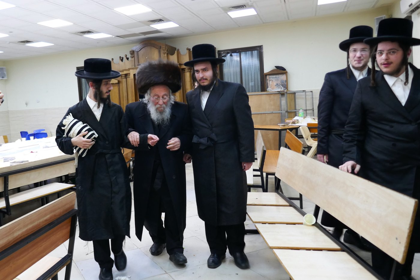 הגה"צ רבי מאיר הייזלר בשבת התאחדות בקוממיות 