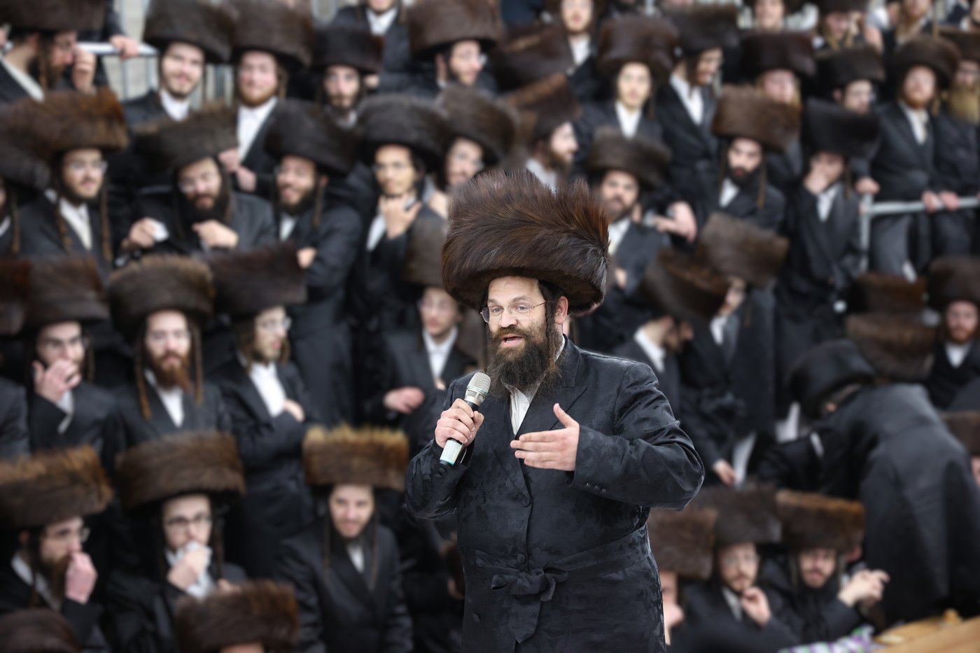 מעמד 'אורה ושמחה' בק"ק סאטמר בירושלים