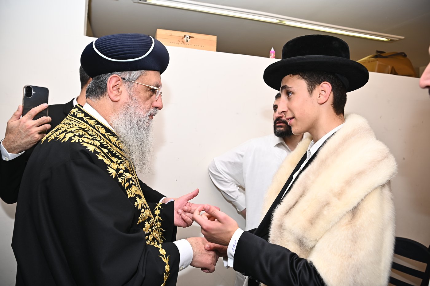 פורים אצל הגר"ד יוסף