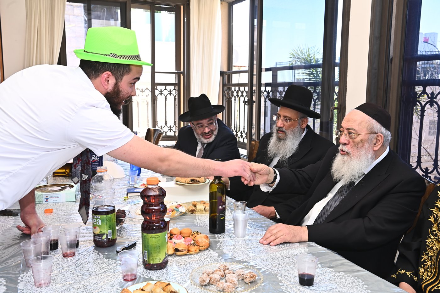 פורים אצל הגרש"מ עמאר