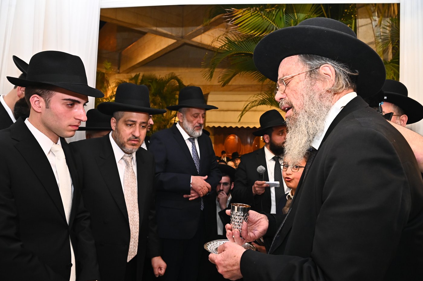 שמחת נישואי נכדת היו"ר ש"ס הרב אריה דרעי