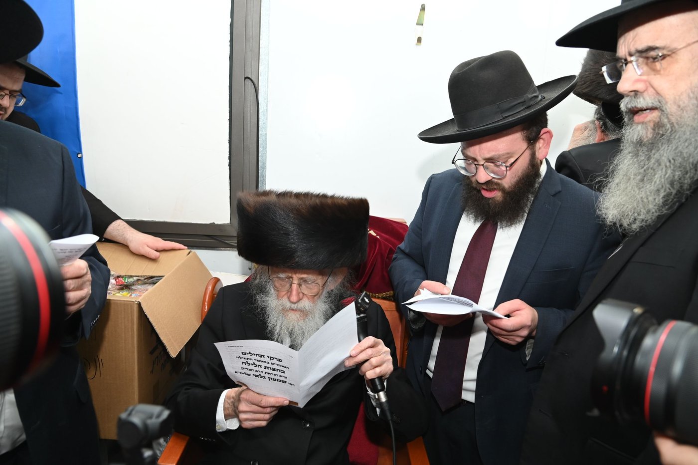 פורים אצל הגאון רבי שמעון גלאי