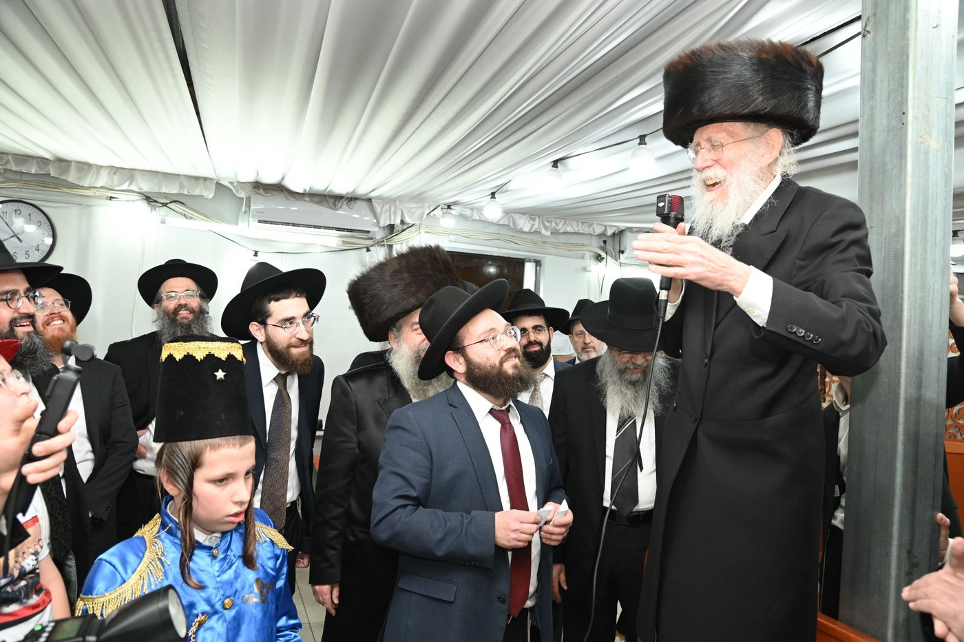 פורים אצל הגאון רבי שמעון גלאי