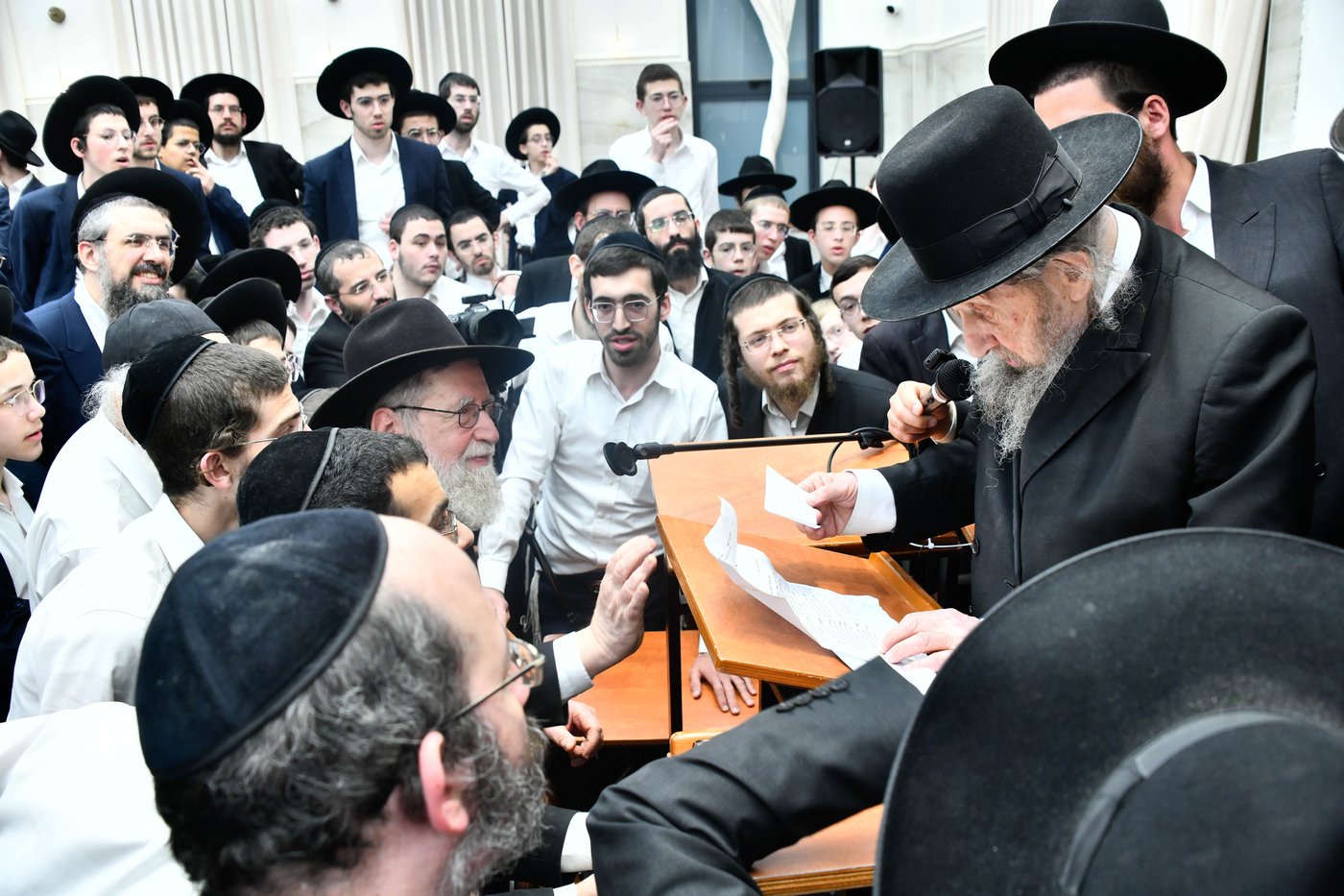 המשא של הגר"ד לנדו בבית השם