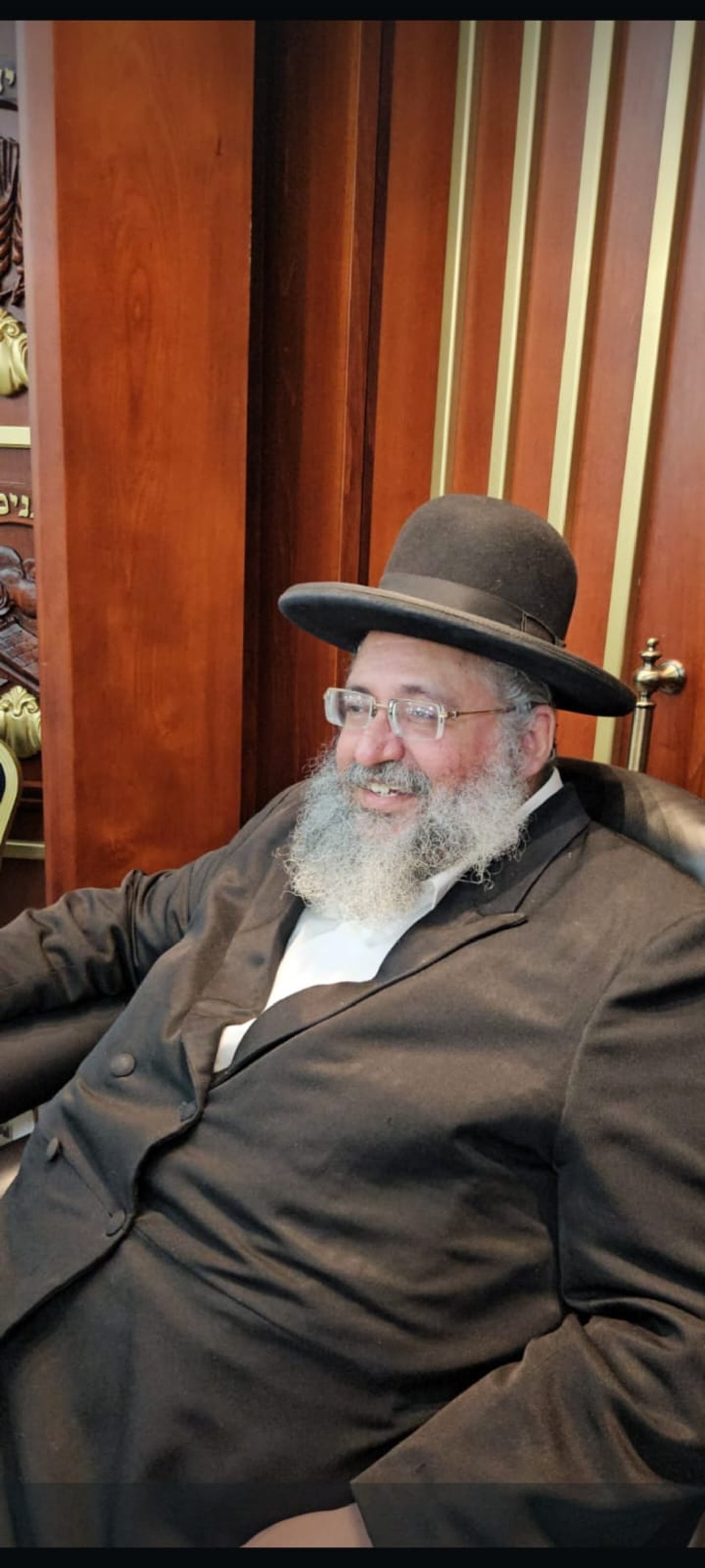 הרב חיים יוסף דוד אברג'ל, שעה קצרה לפני התאונה, בשיעור תורה באשדוד